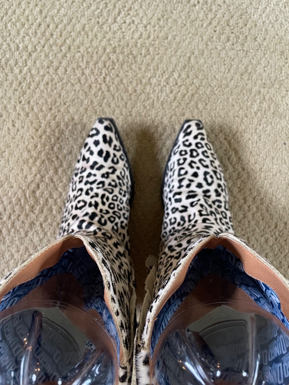Sexy Dingo “Snow Leppard” Hair-on-Hide Cowboy Boots (8) - Picture 6 of 14